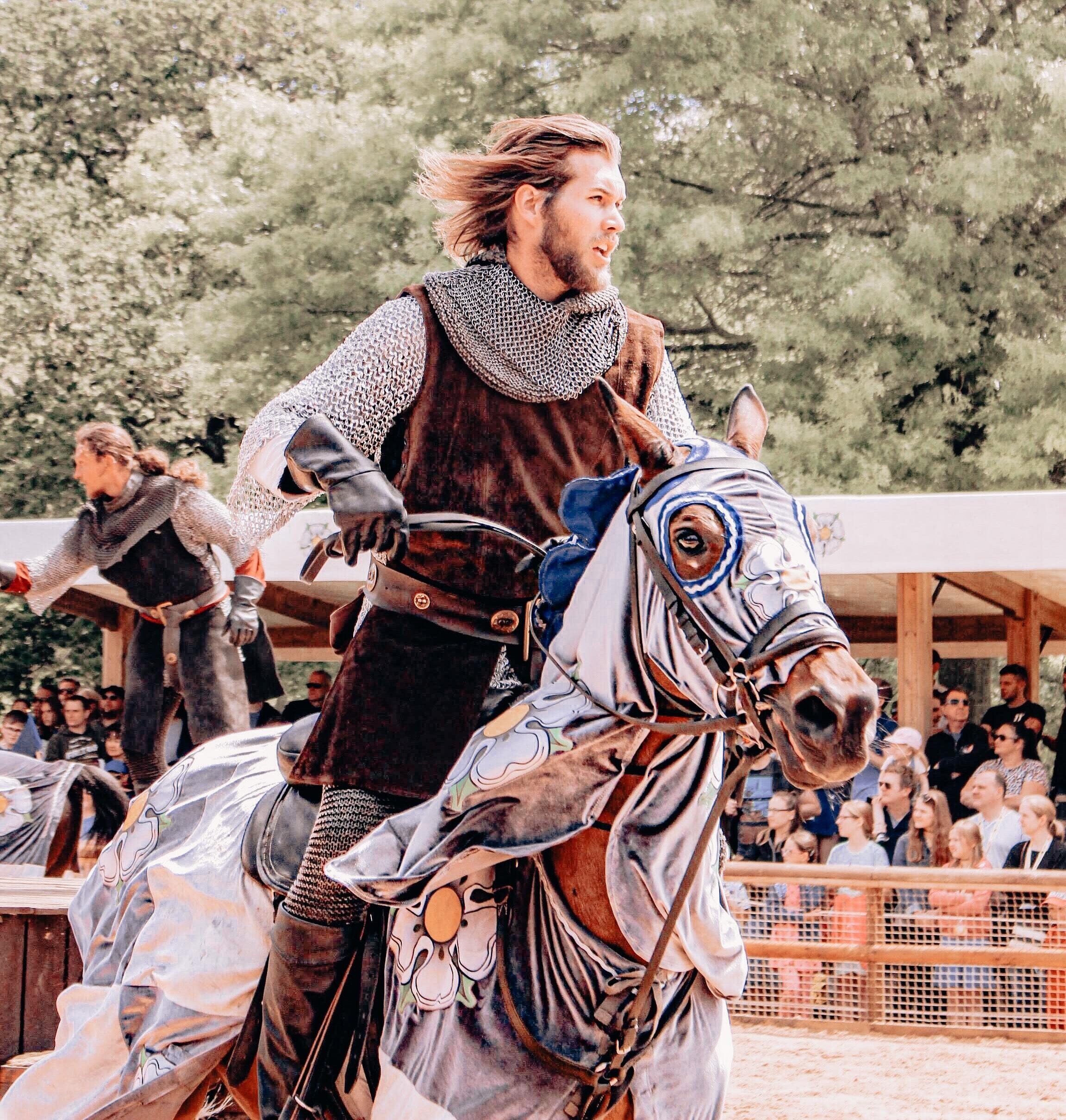 Warwick castle jousting