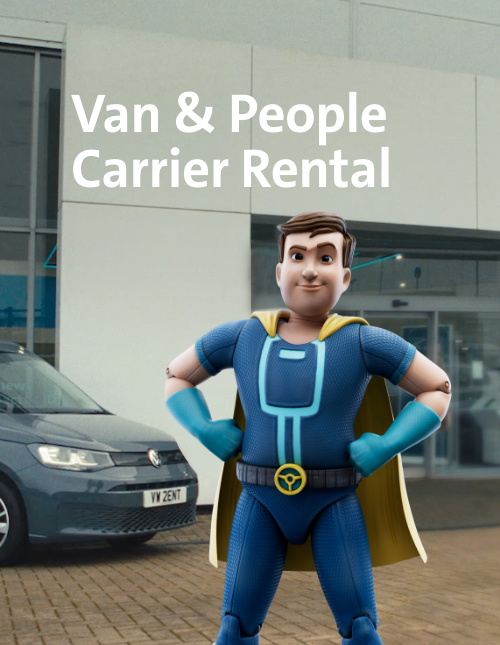 Super hire Van Rental Banner mobile