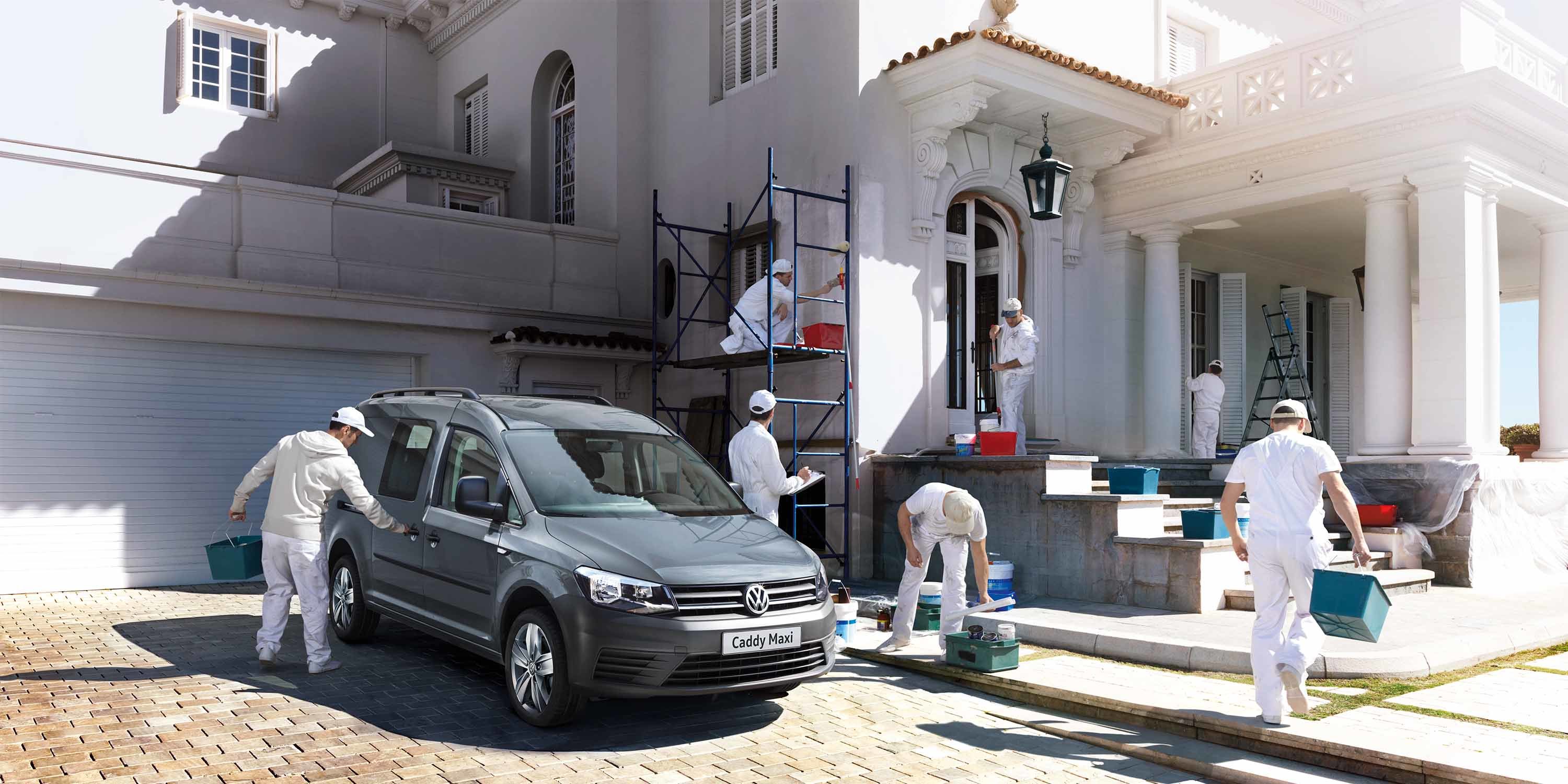 VWFS Rent a Van Volkswagen Caddy Maxi Painters