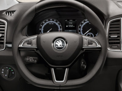 Karoq multi function steering wheel
