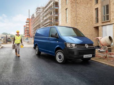 Volkswagen transporter building site