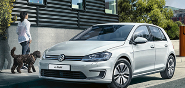E Golf on street
